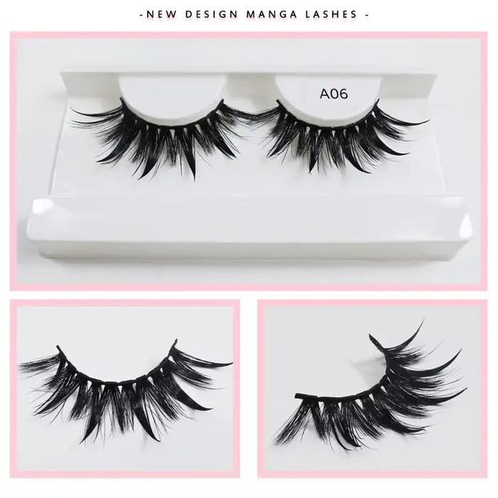 RED SIREN – faux-cils en Manga mouillés, longs, épais, naturels, à la mode, maquillage coréen, nouve
