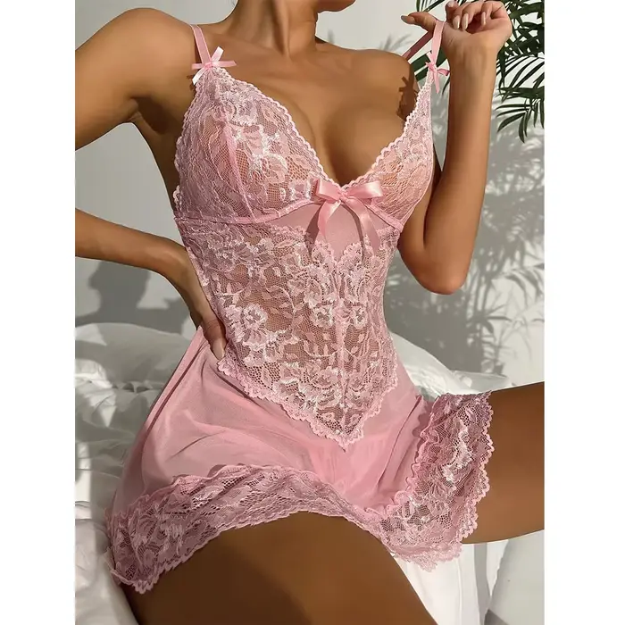 nočná košeľa Čipka Šaty, Sexy Spodná bielizeň, Sexy Obleky, Bodysuit, Exotické Porno Oblečenie, Erotické Spodné prádlo, Otvorená Podprsenka, Mesh priehľadný Pyžamo