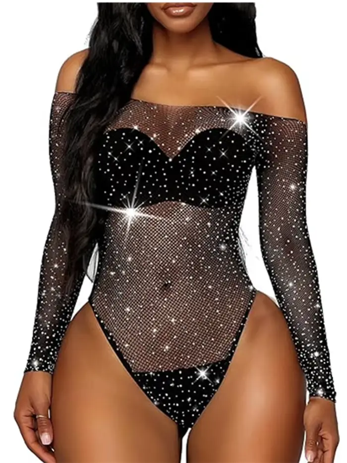 Sexy a vybavené nylonové a elastanové body pre ženy, Hotsweet štýl, pre všetky romantické a elegantné príležitosti