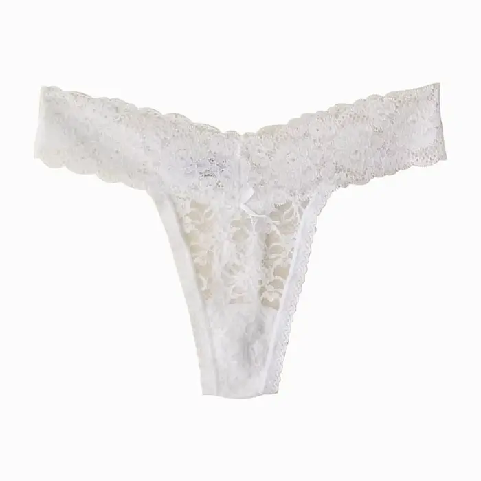 1Pcs Dentelle Transparente Tongs Pour Femme G-string Sous-Vêtements Sexy Femmes Lingerie Culotte fem
