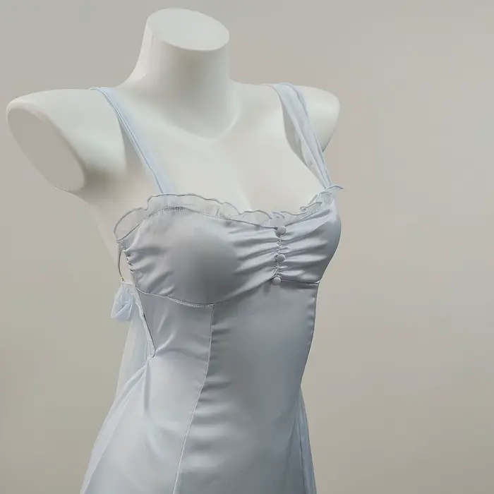 Mäkké nočné košele Sexy nočná košeľa pre ženy Lingerie spodná bielizeň súkromná izba ramienka