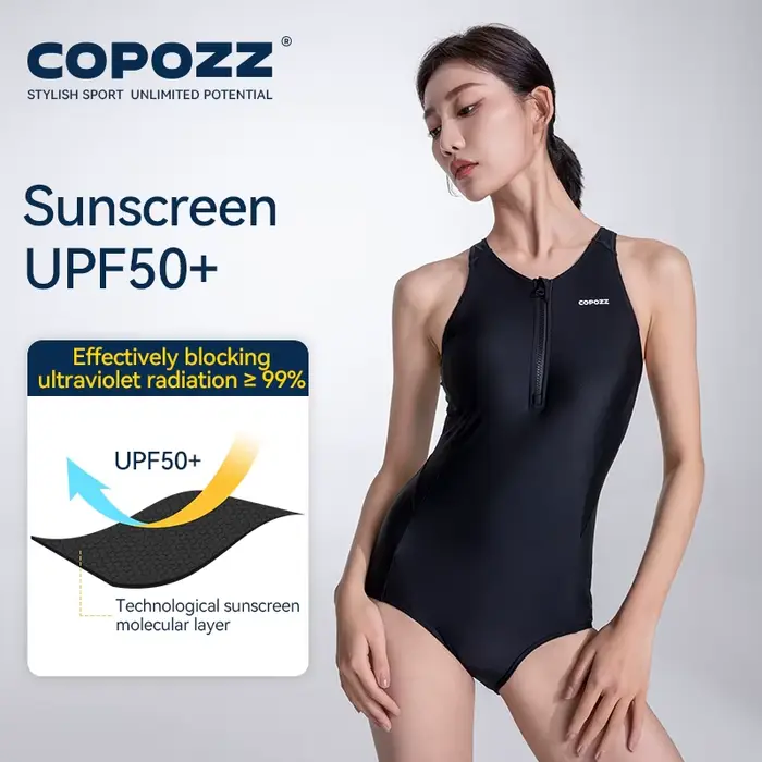 Jednodielne plavky Rashguard pre ženy