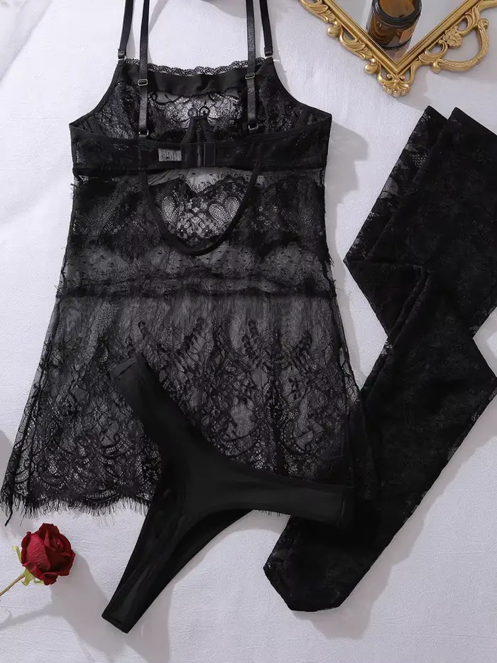 Sexy spodná bielizeň Belamimi, body v sieť, spodná bielizeň pre ženy, šaty body, erotický babydoll outfit