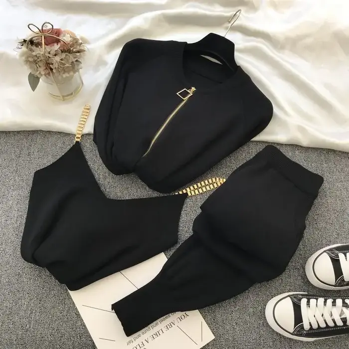 SMTHMA 2026 Nouvelle collection automne-hiver : Ensemble de vêtements pour femme, cardigan en tricot
