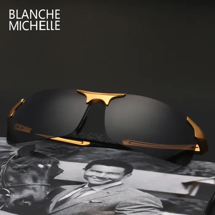 Lunettes de soleil de Sport en aluminium magnésium ultralégères de haute qualité polarisées pour hom