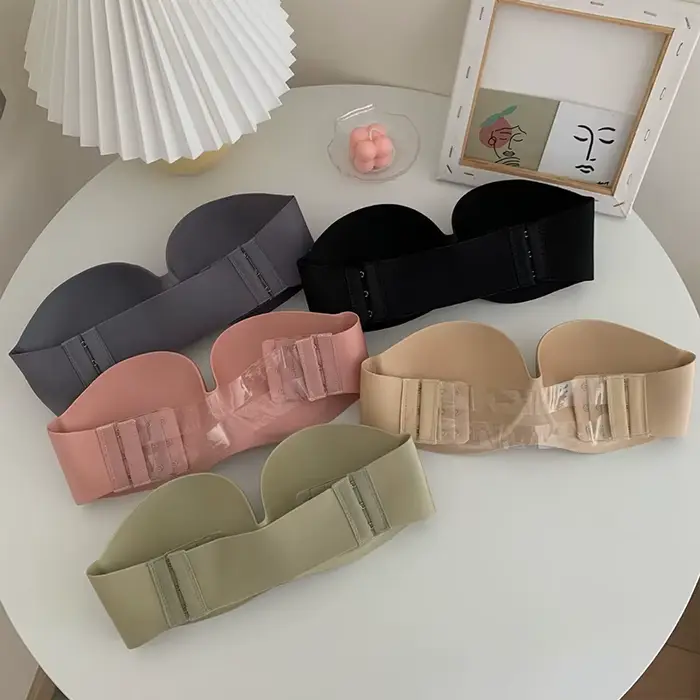 FINETOO Predné uzavretie Sexy push up podprsenka ženy podprsenka neviditeľné spodné prádlo spodná bielizeň pre ženy bez ramienok bezšvíkové Bralette