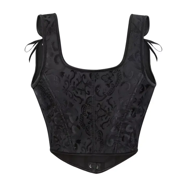 Gotický korzet s ramienkami na šnurovanie Vintage Bustier Steampunk Korsett Tvarovacie oblečenie pre ženy Sexy Corselet Feminino