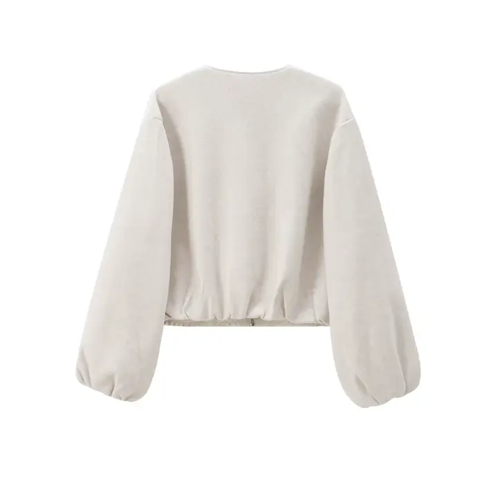 MUJER 2025 polaire Bomber vestes pour femmes doux fermeture éclair femme veste de sport à manches lo