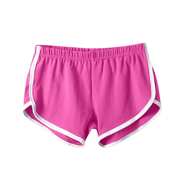 Short de sport pour femmes, couleur bonbon, Anti-vide, slim, décontracté, taille élastique, pantalon