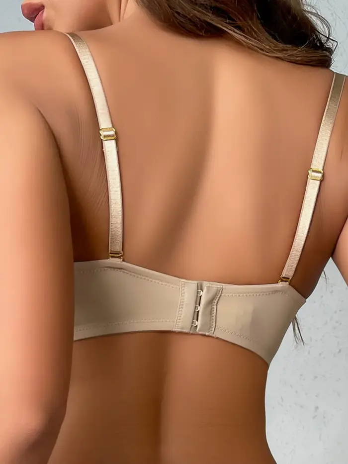 Hladká push-up podprsenka s mäkkými kosticami Bočná