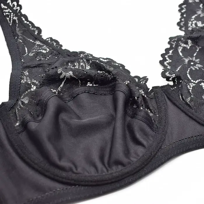 Sexy Plus veľkosť kvetinová čipka podprsenka pre ženy špeciálne príležitosti spodná bielizeň jemné spodné prádlo žena elegancia a zmyselnosť