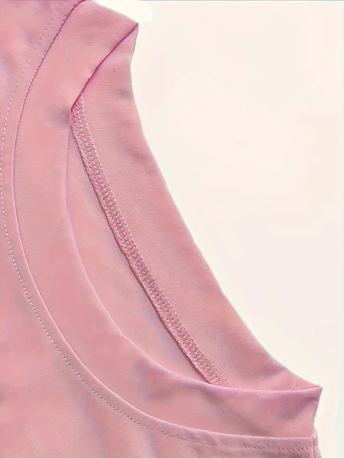 Haut polyvalent à manches courtes pour femmes, élégant, décontracté, col rond, Style sportif d'été, 
