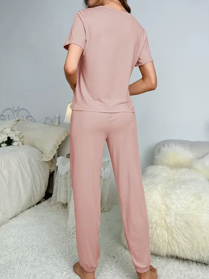 Dámske pyžamo s krátkym rukávom
