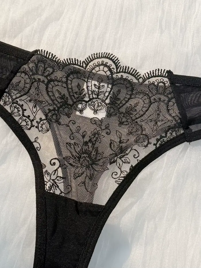 Sexy polyesterová čipka spodná bielizeň pre ženy, pohodlné a elegantné, ideálne pre špeciálne príležitosti