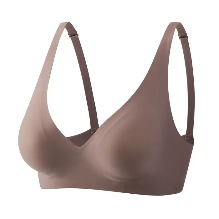 FINETOO-Soutien-gorge souple sans fil pour femmes, soutiens-gorge en V profond, Bralette sexy, Souti