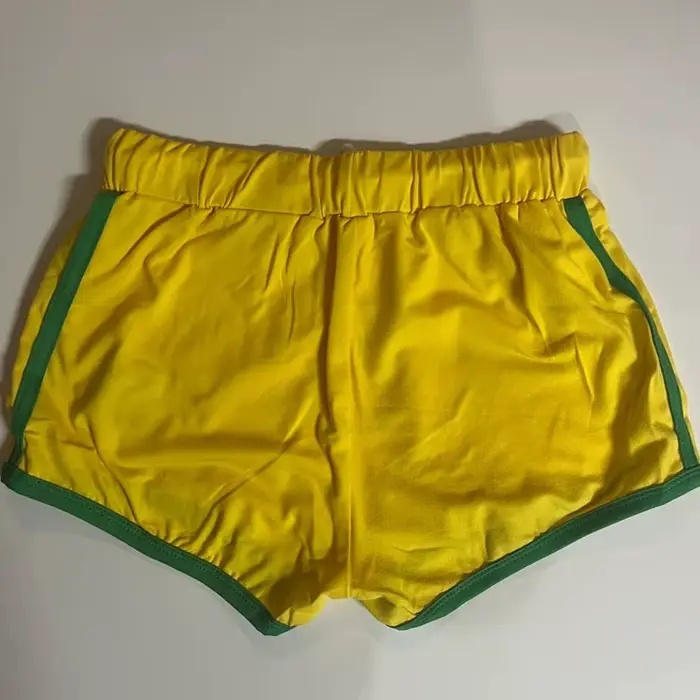 Short gothique à imprimé lettre pour femmes, esthétique coréenne décontractée, pantalon à jambes lar