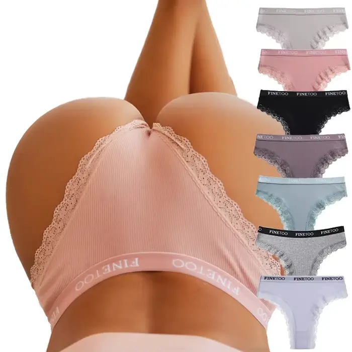 Sexy bavlnené čipky nohavičky ženy spodná bielizeň Brazílske ženy bezšvíkové dámske spodné prádlo intímne nohavičky M-XXL