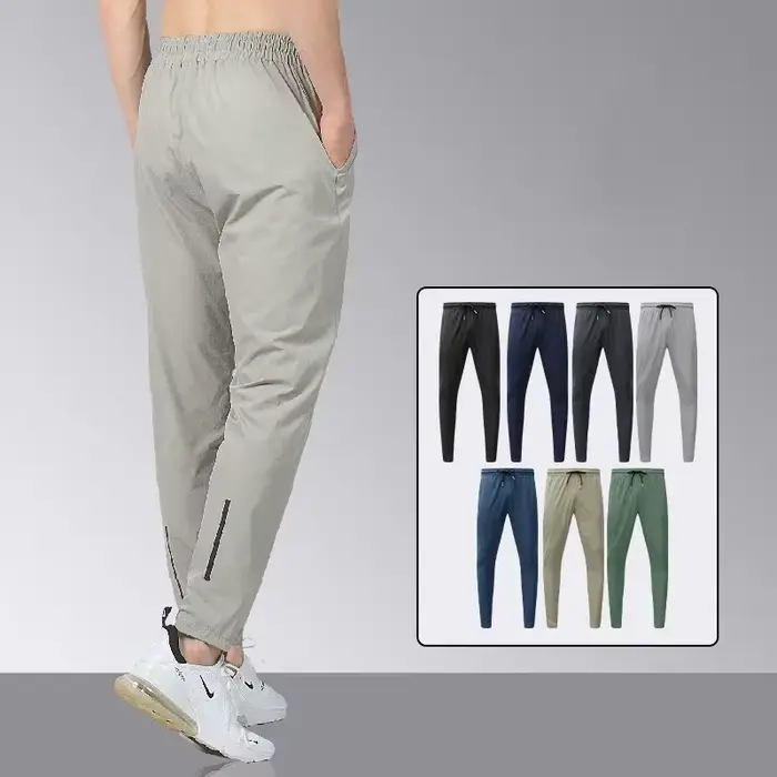 Pantalon crayon à séchage rapide pour hommes, pantalon de jogging serré, pantalon de fitness décontr
