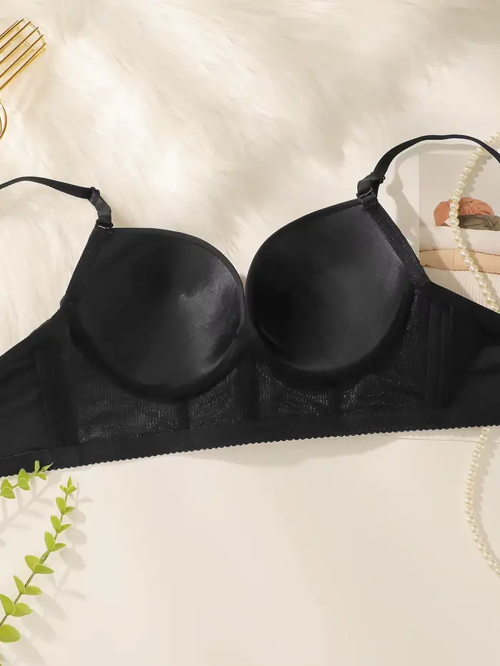 Viomisha push-up podprsenka z polyamidu a elastanu pre ženy, pohodlie a optimálna podpora pre každý deň