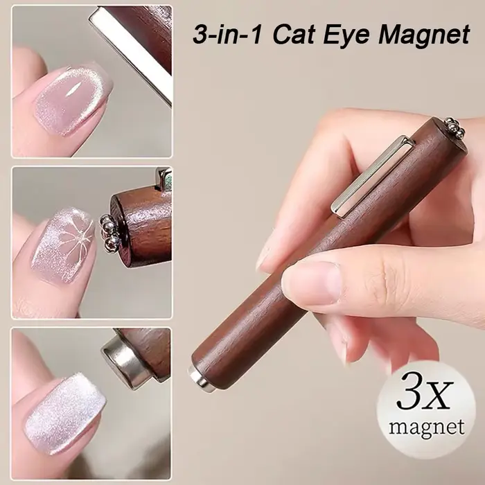 Multifunkčná 3-v-1 magnetická tyčinka na nechty