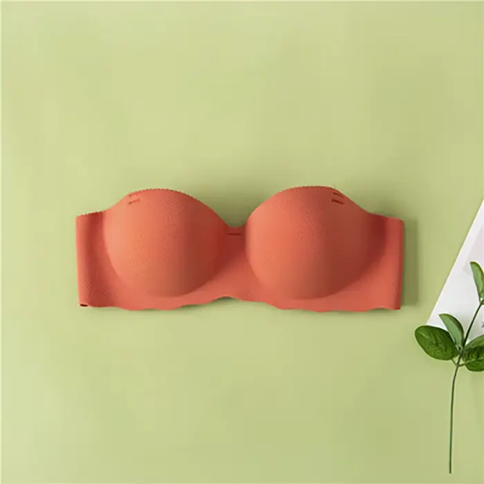 Pol šálky bezšvové podprsenka pre dievča, push-up podprsenka, podprsenka bez kostic, jeden kus spodnej bielizne, pohodlné a priedušné, malé poprsie, candy dokument