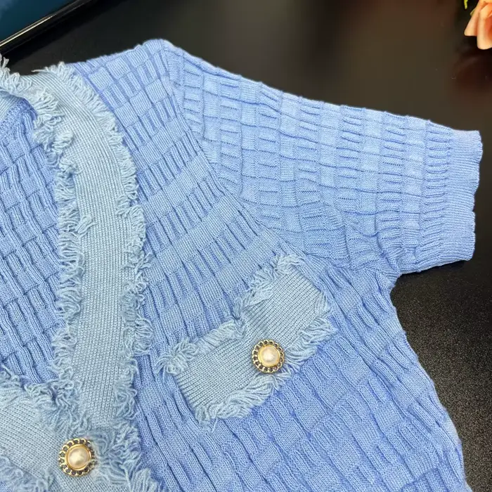 Novinka pre ženy pletené elegantné dlhé šaty s výstrihom do V jednoduché gombíkovanie rozparok pulóverové