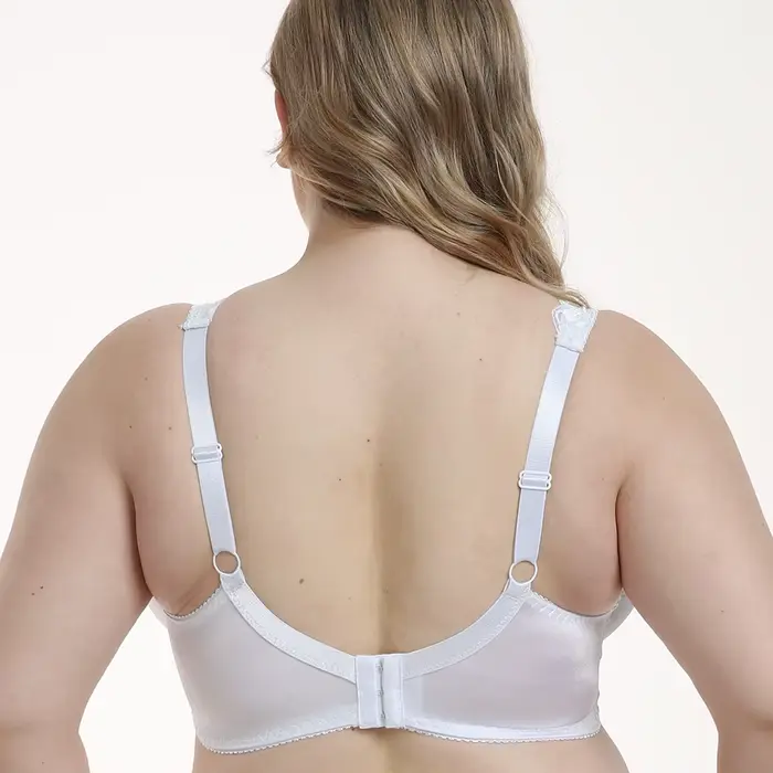 Elastanová a polyamidová nočná podprsenka s kvetinovou čipkou pre ženy plus veľkosti a šálky E F G H I špeciálne romantické príležitosti
