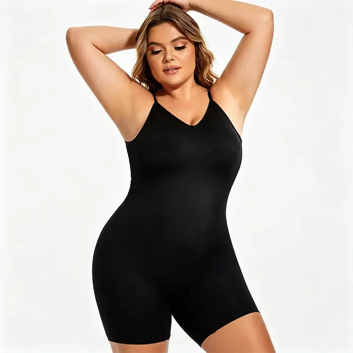 Body sculptant sans dos pour femme, combinaison intégrale sans couture pour le contrôle du ventre, rehausseur de fesses, haute sculptant post-partum pour yoga et occasions spéciales