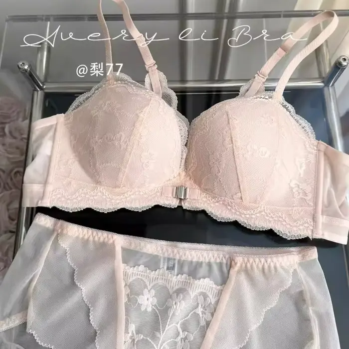 Push-up čelenka podprsenka pre ženy, predné uzavretie, pre malé prsia, v sexy francúzskej čipky, chrbát, anti-povislé, s bočným rovnanie, štýlové tričko