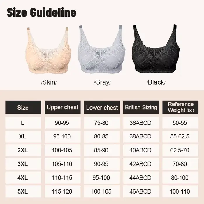 Soutien-gorge de mastectomie LERVANLA 2566 en polyester et élasthanne avec broderie solide pour femmes grandes tailles occasions quotidiennes et spéciales