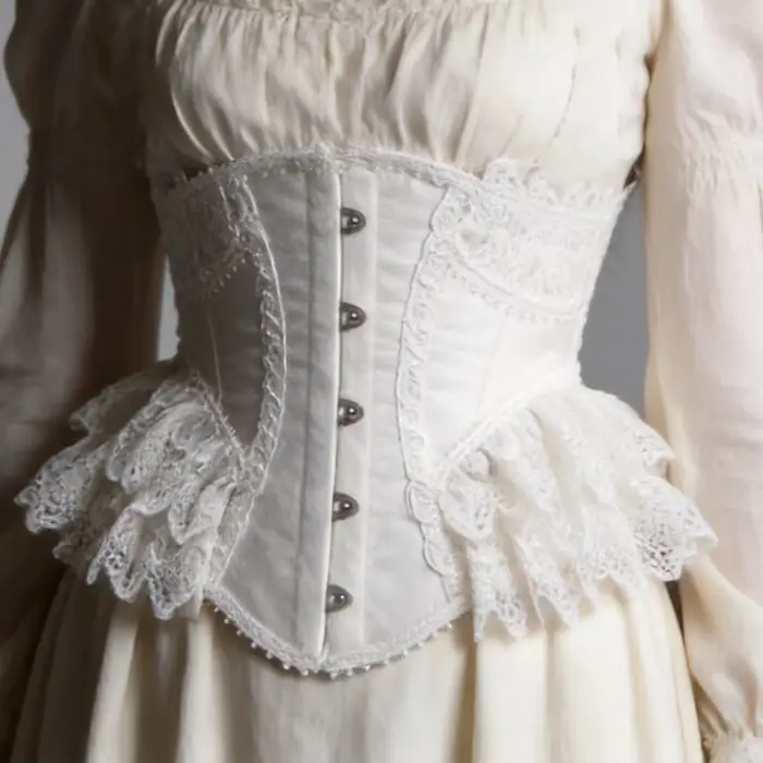 Corset fantaisie en dentelle vintage Lolita à lacets hauts moulants dorés pour femmes occasions spéciales