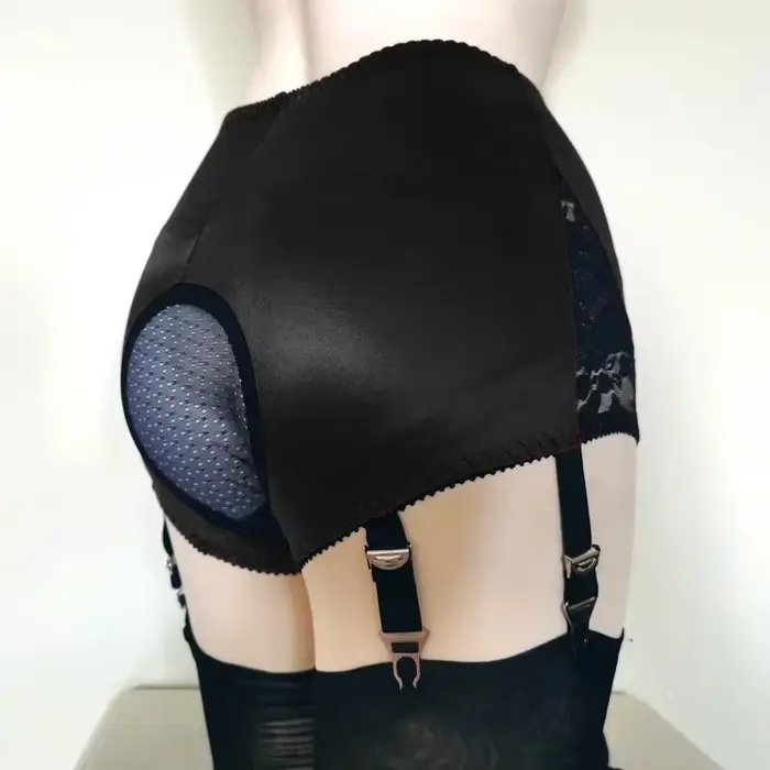 Vysoký pás kvetinová čipka podväzok držiak pre ženy sexy svadobné pančuchy spodná bielizeň čierna červená špeciálne príležitosti
