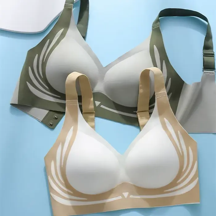 Sexy bezdrôtová podprsenka pre ženy veľké veľkosti proti ochabnutiu bezšvíkové elegantné ponúknuť pre špeciálne príležitosti