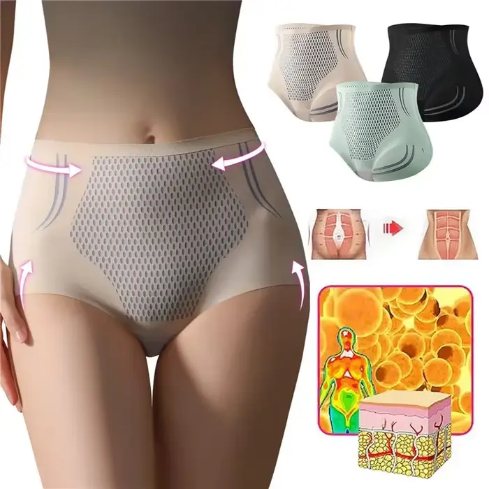 Culottes sculptantes IceSilk maillot polyester élasthanne technologie Ion Fiber culotte gainante taille haute pour femmes occasions spéciales journée décontractée sport travail