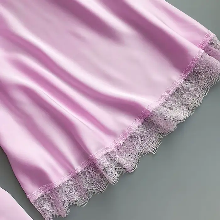 Pyjama en satin de soie pour femmes ensemble de robes élégant et sexy vêtements de nuit pour occasions spéciales nuit de noces soirée lingerie Saint Valentin