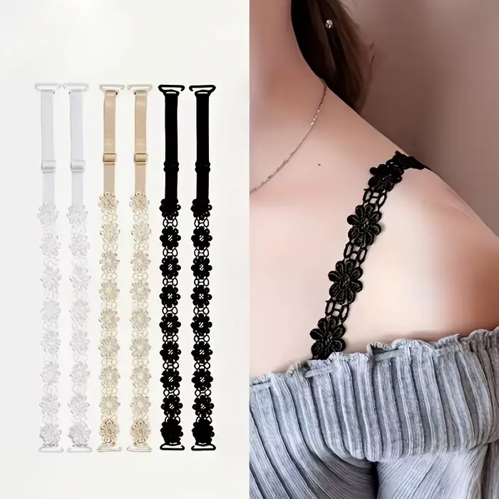 1 pár elastických náhradných ramienok podprsenky pre ženy