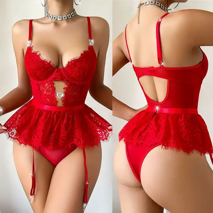 Dámske sexuálne body, exotický korzet, kostýmy, priehľadné erotické spodné prádlo, otvorená podprsenka, kostice Teddy spodná bielizeň