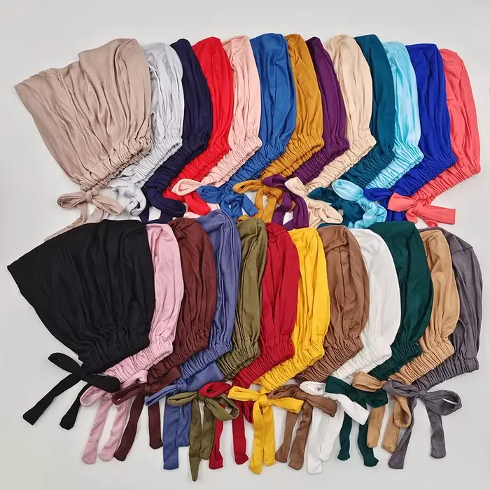 Jemný modálny moslimský turban pre ženy