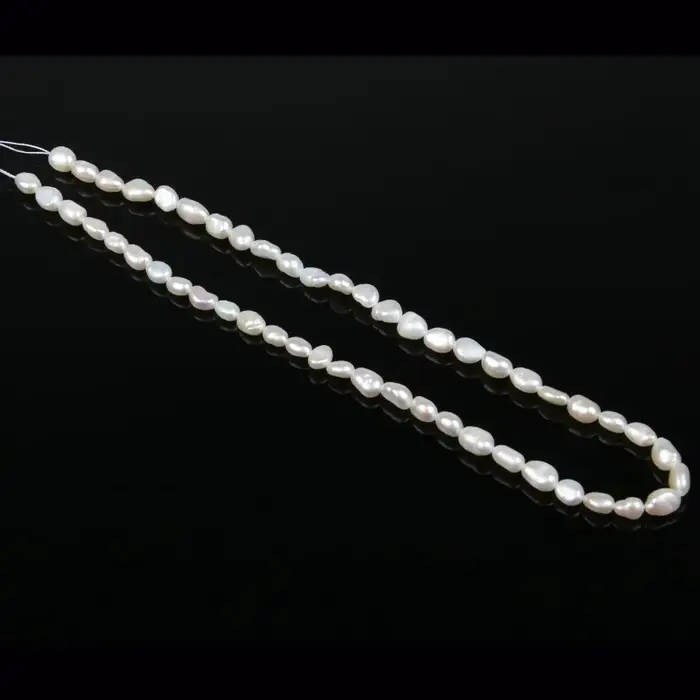 Perles d'Eau Douce Naturelles de Haute Qualité, Perforation Irrégulière, pour la Fabrication de Bijo