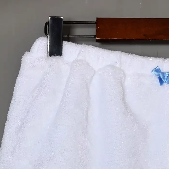 Teplé a mäkké biele flanelové nohavičky s elastickým pásom pre tanečné a večierky špeciálne príležitosti