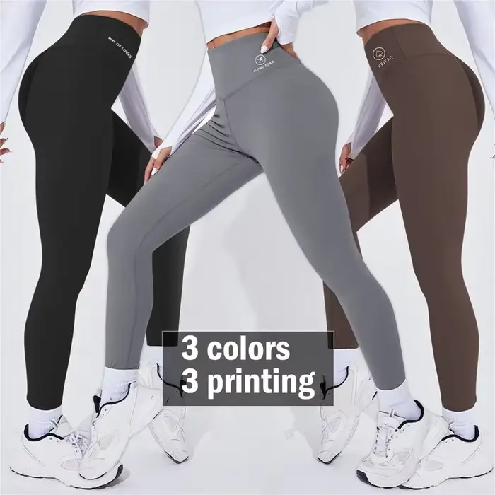 Taille haute Yoga chaud Leggins collants de sport thermique femme pantalons de course Sexy bout à bo