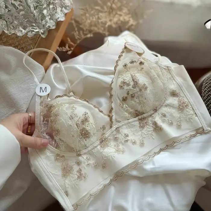 Trojrozmerná literatúra podprsenka, sexy čipka rybie kosti korzet, zväčšený hrudník s oceľovým krúžkom, 3/4 pol šálky bralette, spodná bielizeň