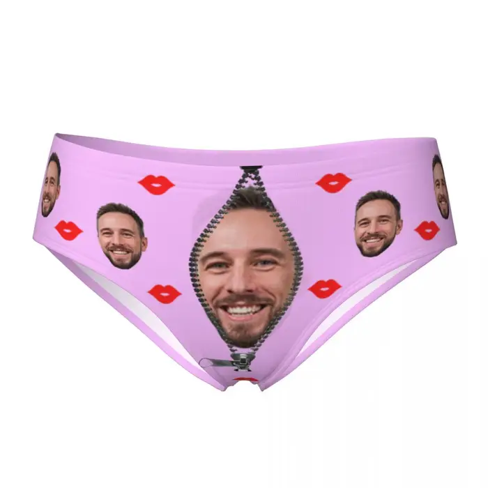 Personalizovaný valentínsky darček: slipy pre ženy s vlastnou tvárou