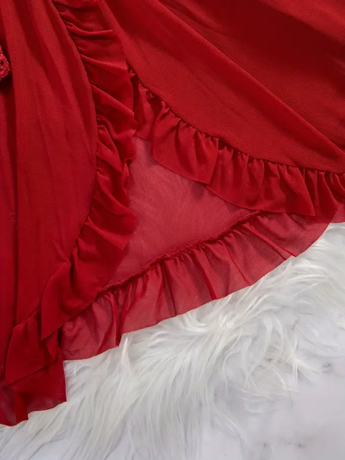 Dámske čipky spodná bielizeň Set, Sexy nočná košeľa, Romantická prehrabaná nočná košeľa, Jemné nohavičky, Nový trendový darček, Luxuriou