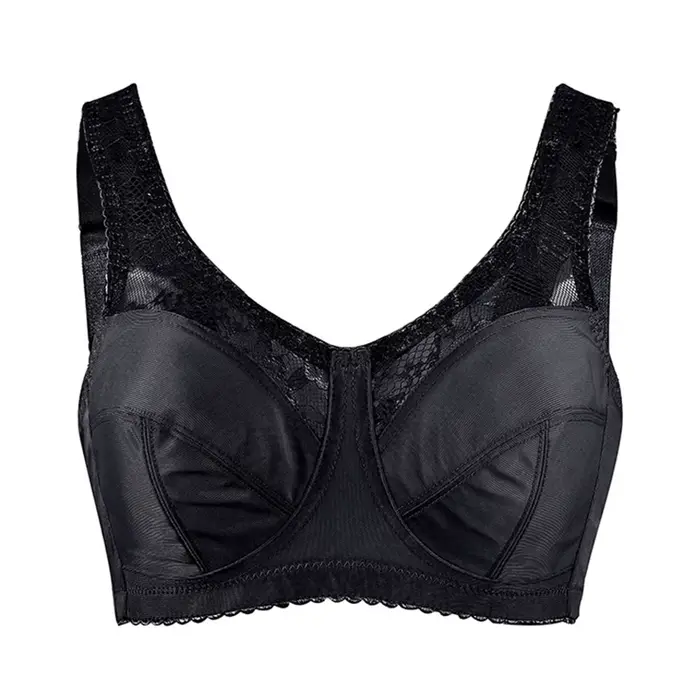 BCHRAYIUP Soutien-Gorge sans Armature Femme Dentelle Non rembourré Emboitant Grande Taille 90 95 100