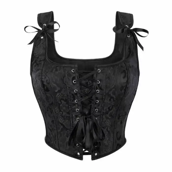 Gotický korzet s ramienkami na šnurovanie Vintage Bustier Steampunk Korsett Tvarovacie oblečenie pre ženy Sexy Corselet Feminino
