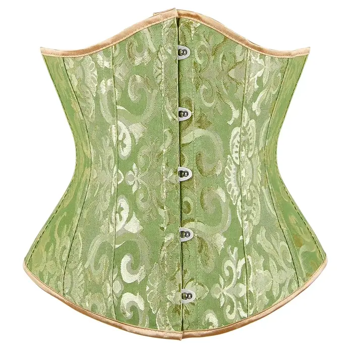 Vintage podprsienkový korzet pre ženy gotický žakárový plastový kostice basque telo tvarovač formovač pásu bustier