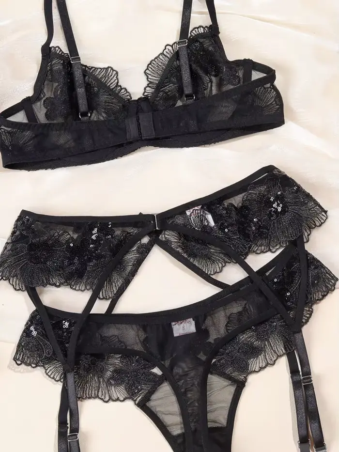 Sexy spodná bielizeň z elastanu a polyamidu pre ženy s potápačskou podprsenkou a nastaviteľným nohavičky pre špeciálne príležitosti