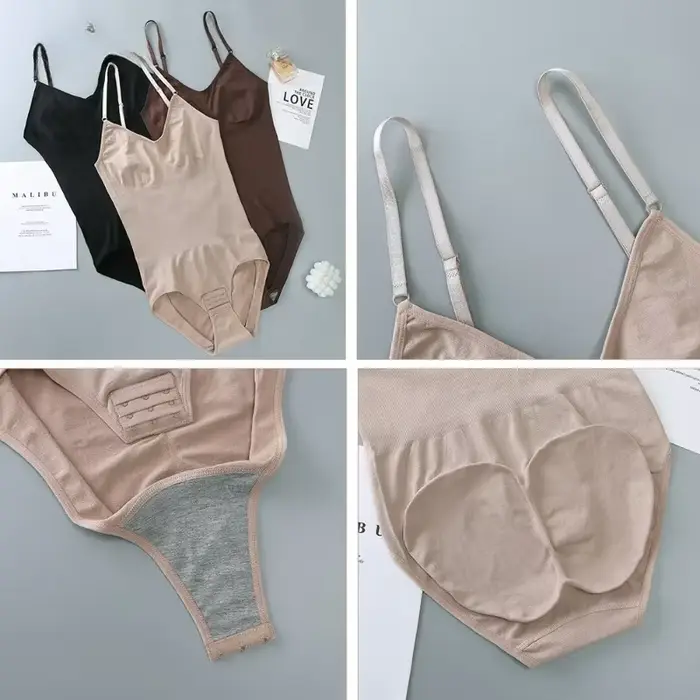 Body Shaper Shapewear Sculptant Sans Manches Ventre Contrôle Pour Femmes Taille Mince Formateur Avec Crochets Grande Taille Occasions Spéciales Soirées Bureau Sport
