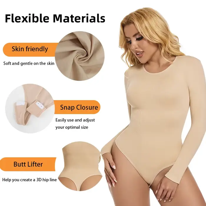Body Shaper Vaslanda Pour Femmes Avec Contrôle De La Taille Et Des Hanches Noir Nude Marron Occasions Spéciales Shopping Yoga Bureau Vacances